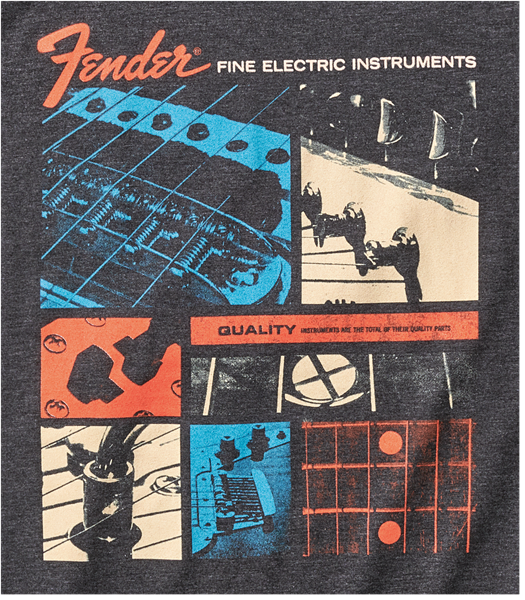 Fender Fender® Jaguar® T-Shirt, Dark Gray, S