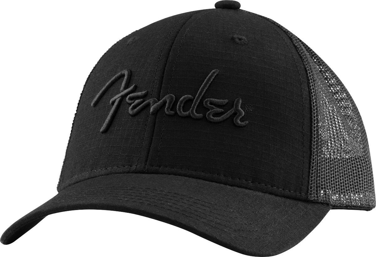 Fender Fender® Snap Back Pick Holder Hat, Black