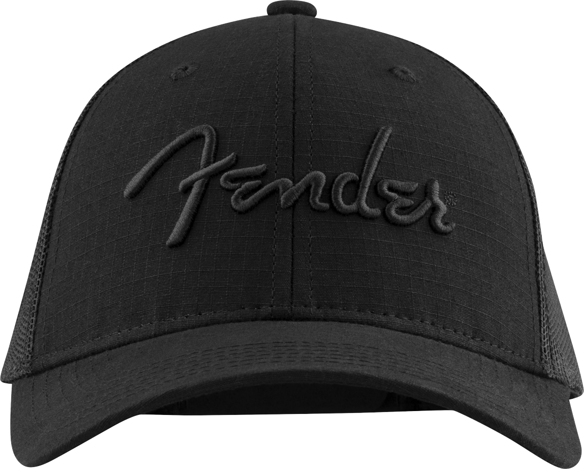 Fender Fender® Snap Back Pick Holder Hat, Black