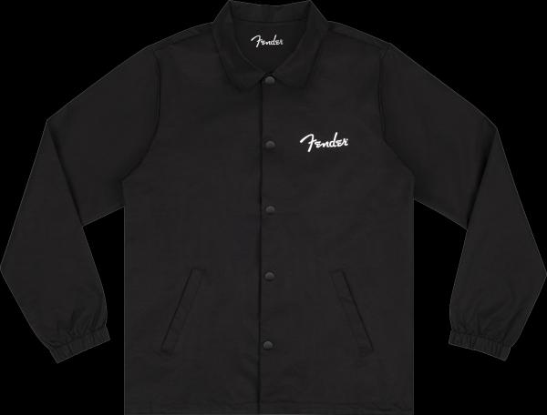 Fender Fender® Spaghetti Logo Coaches Jacket, Black, L