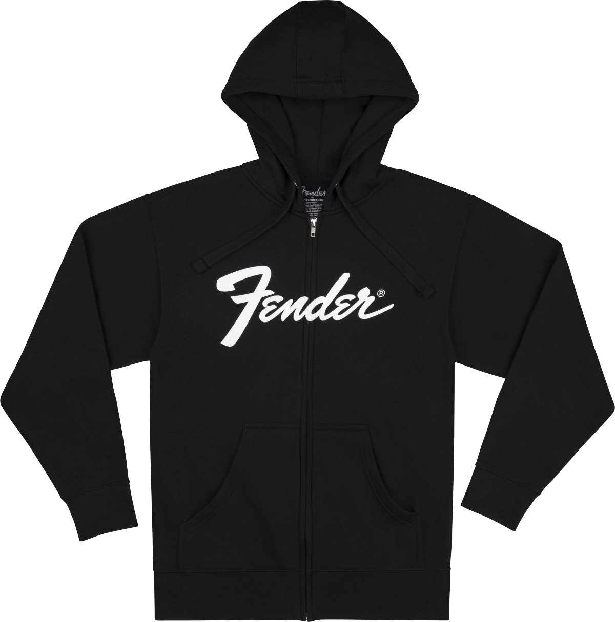 Fender Fender® Transition Logo Zip Front Hoodie, Black, M