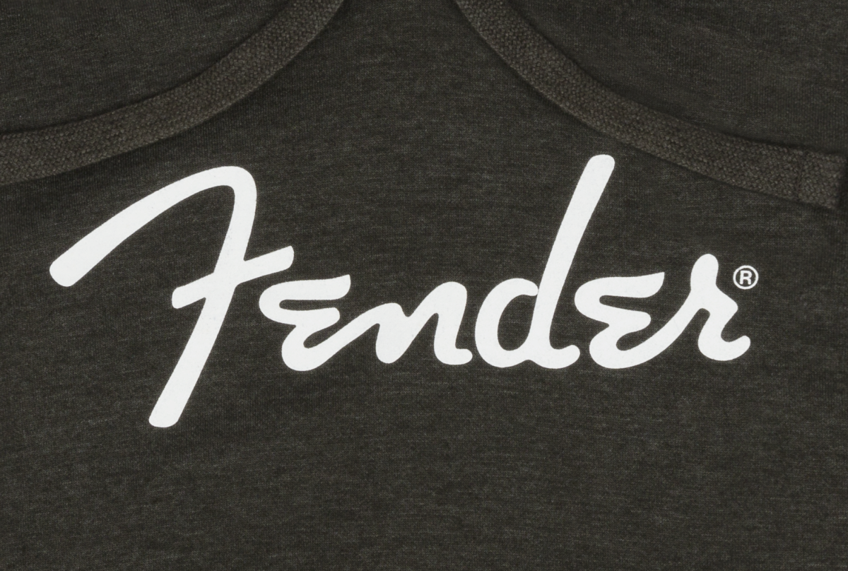 Fender Fender® Spaghetti Logo Hoodie, Gray Heather, M