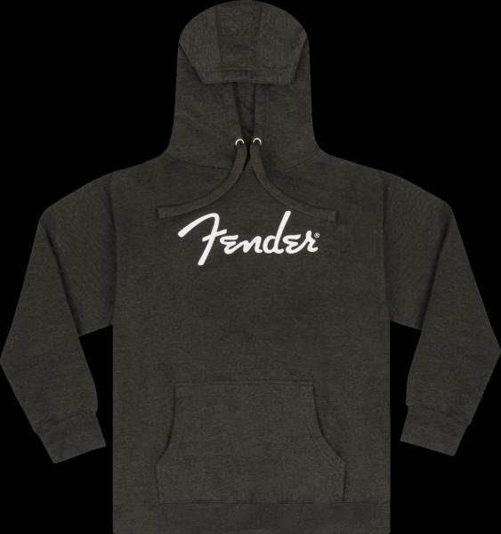 Fender Fender® Spaghetti Logo Hoodie, Gray Heather, L
