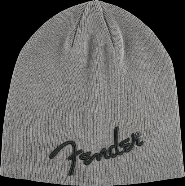 Fender Fender® Logo Beanie, Charcoal Heather Gray, One Size