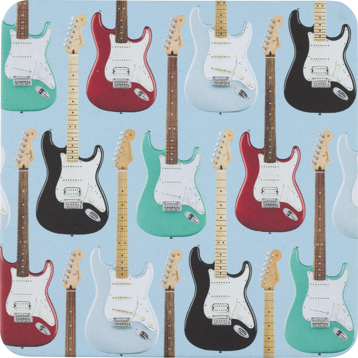 Fender Fender® Stratocaster™ Modern Design Coaster Set