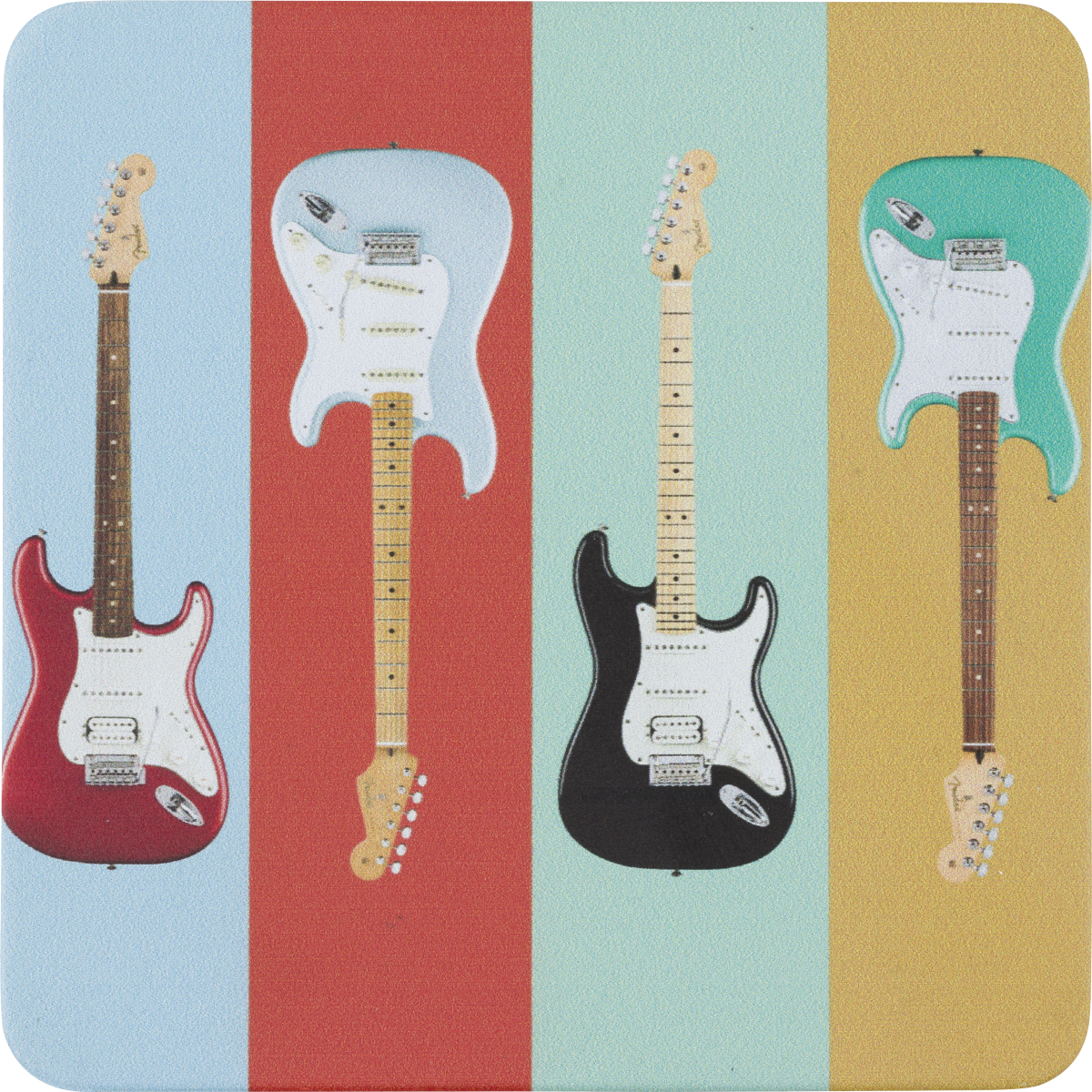 Fender Fender® Stratocaster™ Modern Design Coaster Set