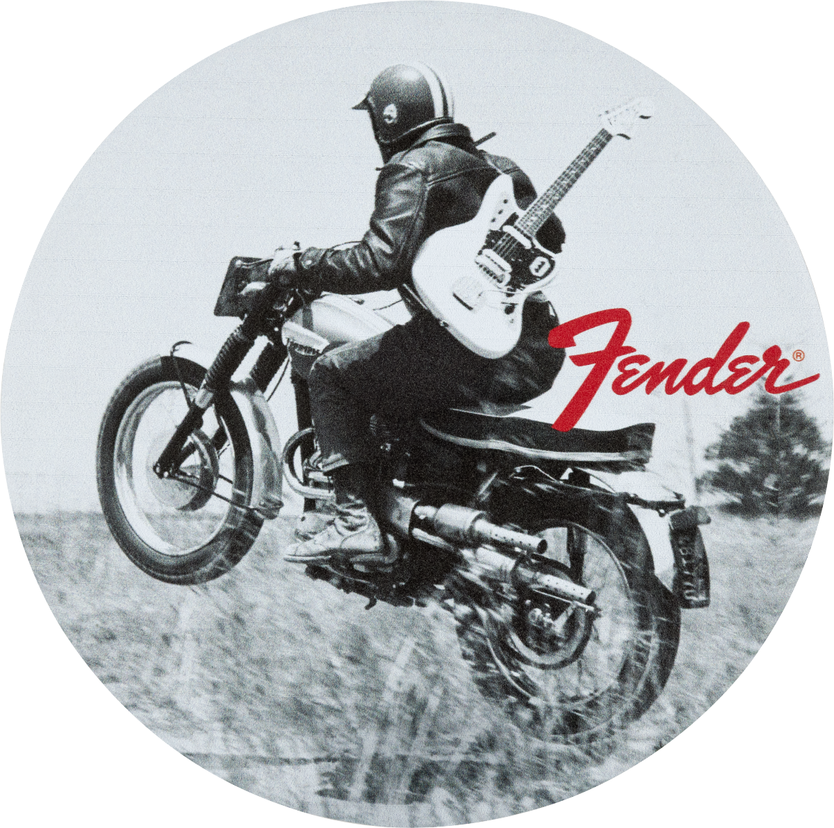 Fender Fender™ Vintage Ads 4-Pk Coaster Set, Black and White