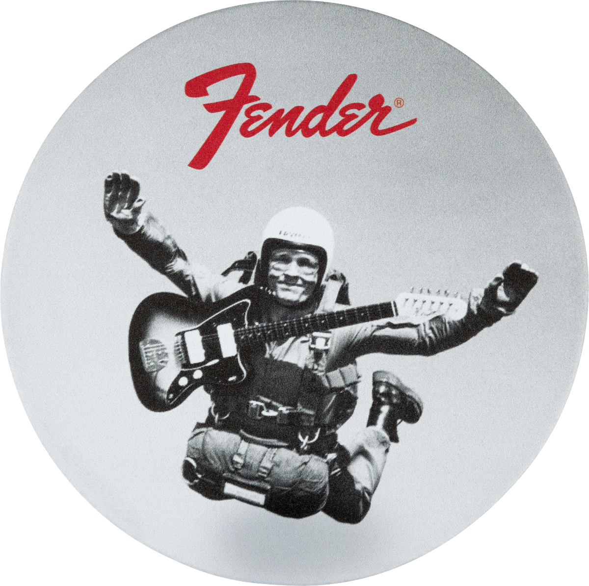 Fender Fender™ Vintage Ads 4-Pk Coaster Set, Black and White