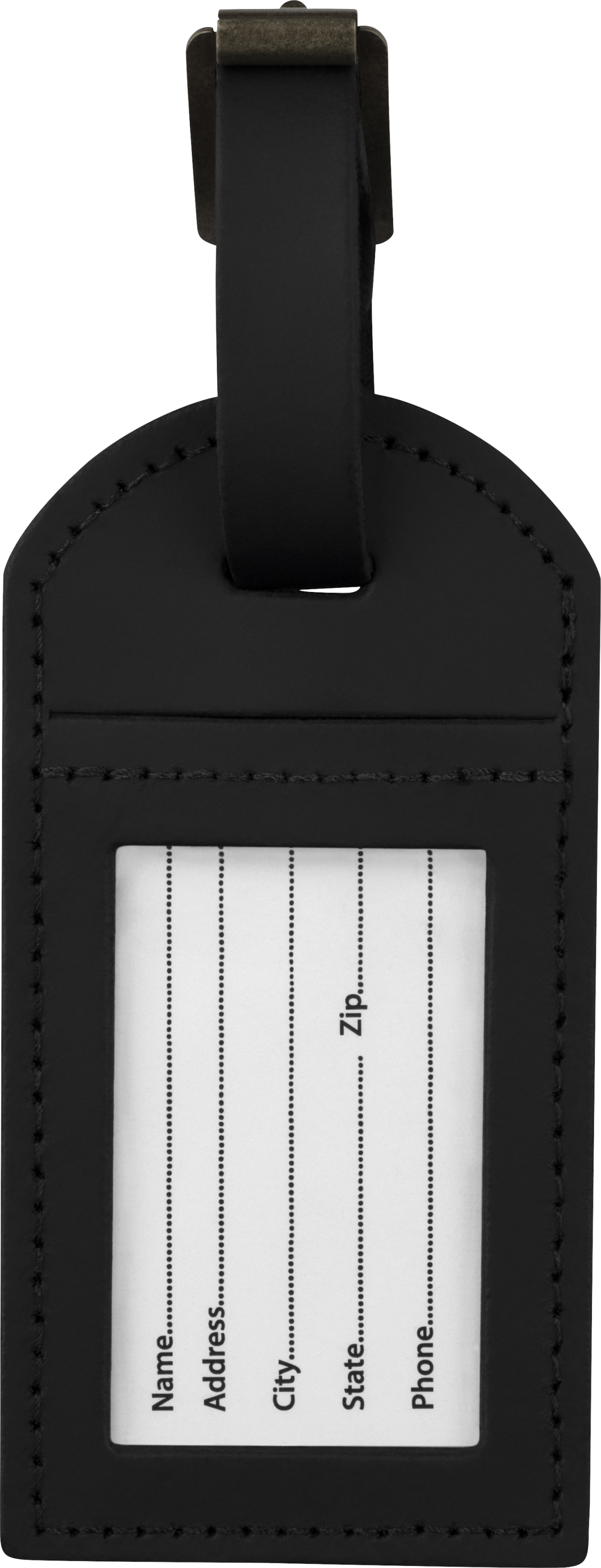 Fender Fender® Vintage Ad Luggage Tag, Motorcycle Rider