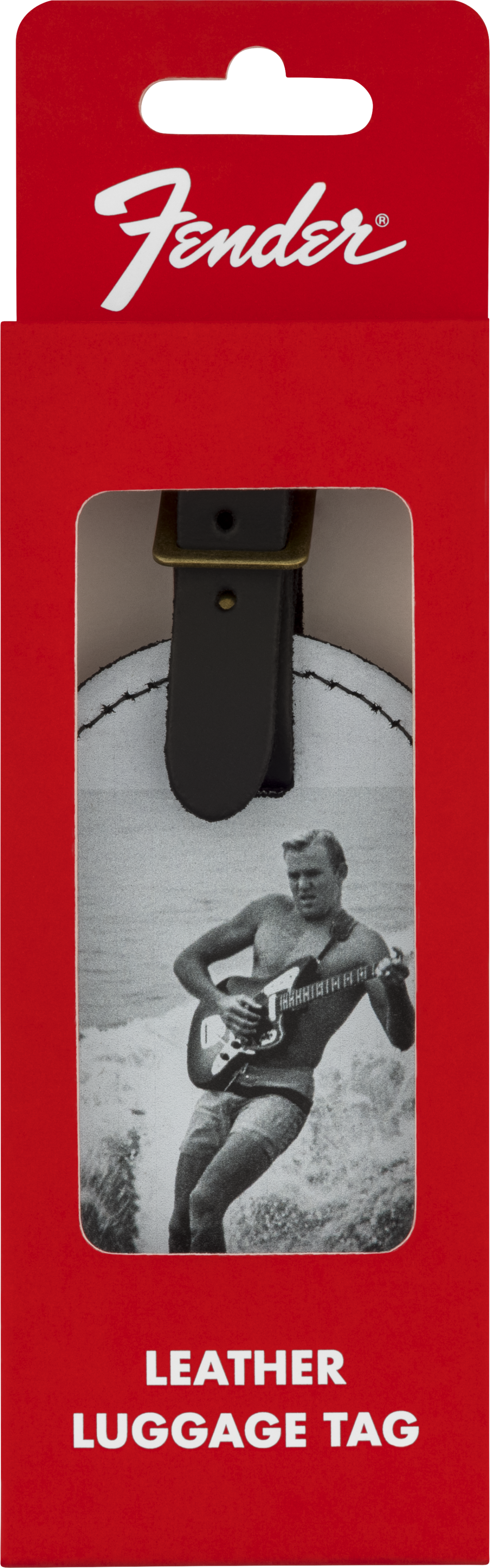 Fender Fender® Vintage Ad Luggage Tag, Surfer