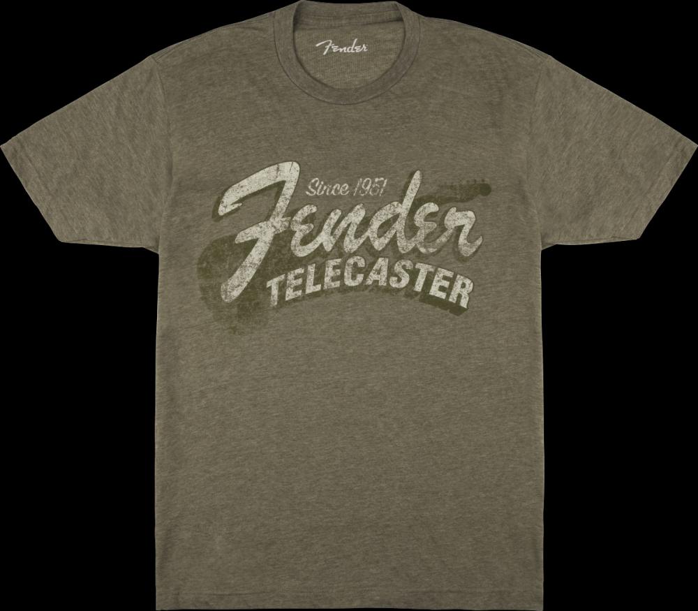 Fender Fender® Since 1951 Telecaster™ T-Shirt, Military Heather Green, L