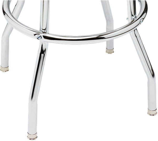 Fender Fender® Blackout Backrest Barstool with Embossed Logo, 30"