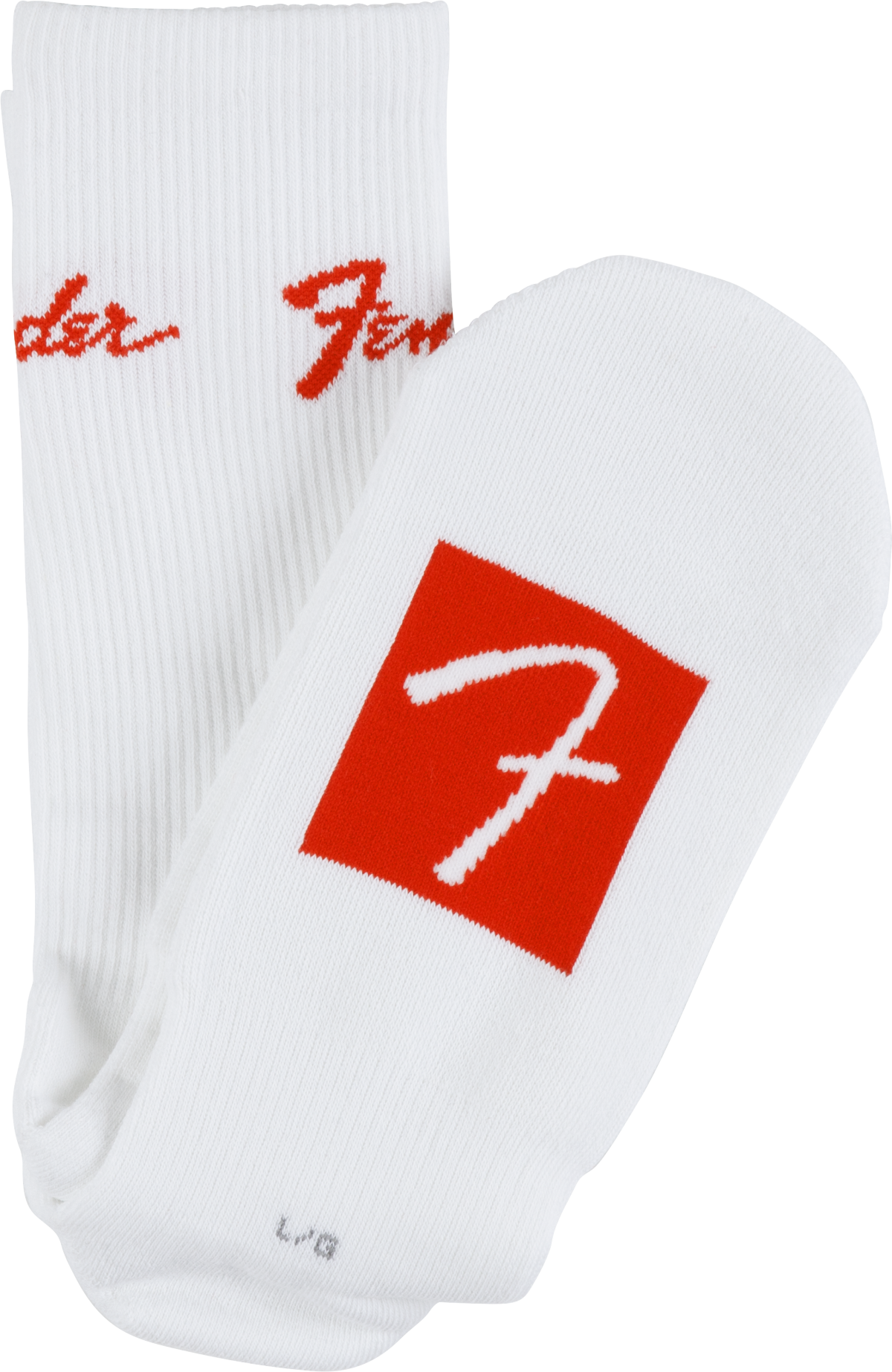Fender Fender® Logo Stompsock™, White, Large