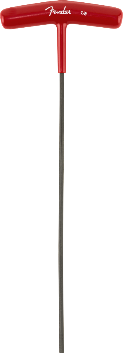 Fender Truss Rod Adjustment Wrench, "T-Style", 1/8", Red