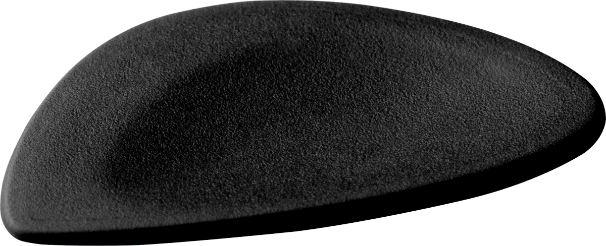 Fender Offset Polycarbonate Picks, Black (6)