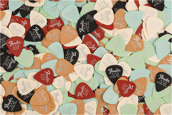 Fender Dura-Tone 351 Shape, .58, Surf Green, 12-Pack