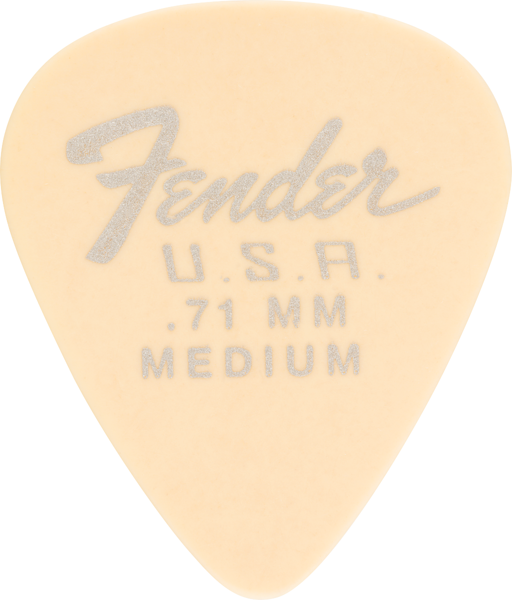 Fender Dura-Tone 351 Shape, .71, Olympic White, 12-Pack