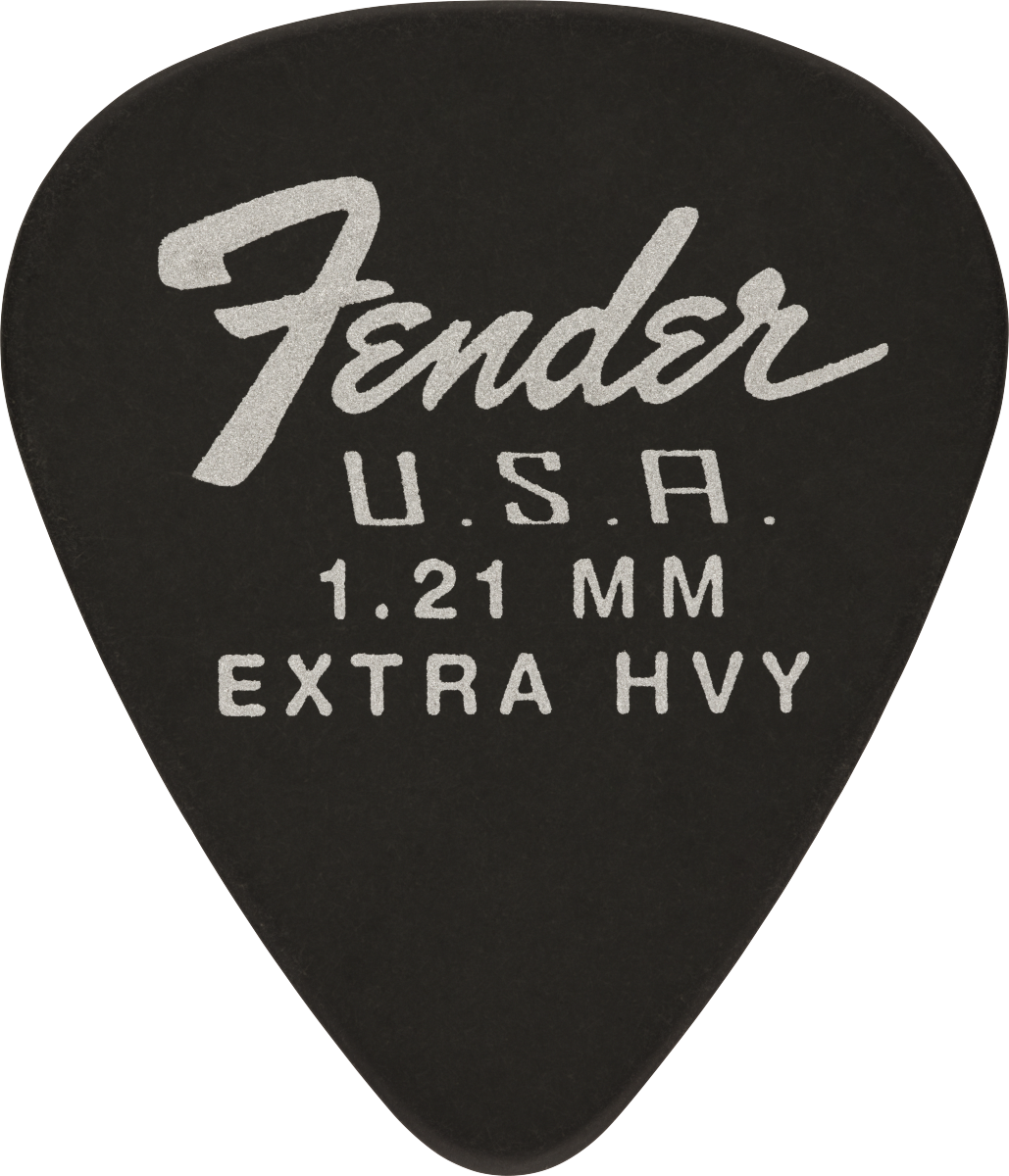 Fender Dura-Tone 351 Shape, 1.21, Black, 12-Pack