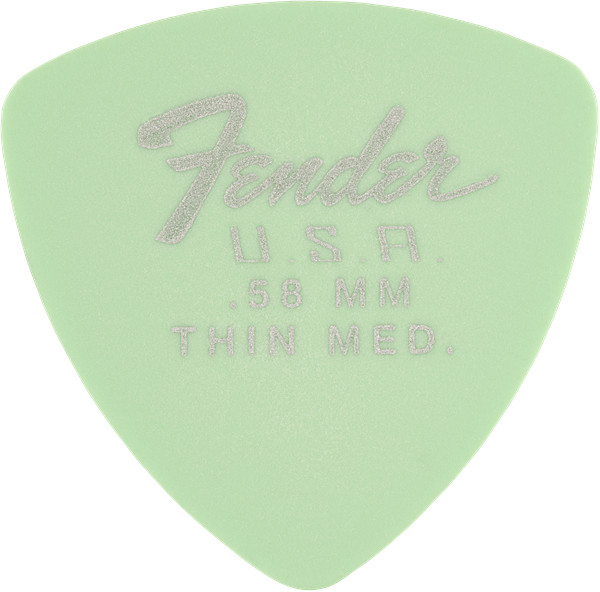 Fender Dura-Tone 346 Shape, .58, Surf Green, 12-Pack