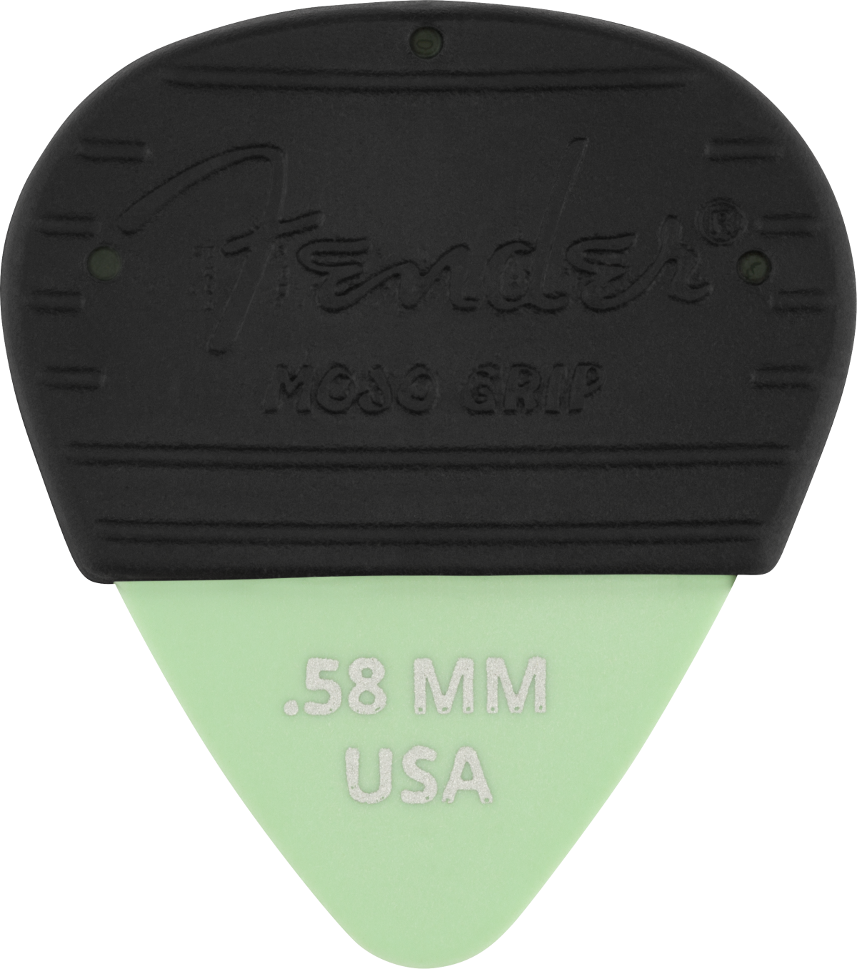 Fender Mojo Grip Picks, Dura-Tone Delrin .58, 3-Pack