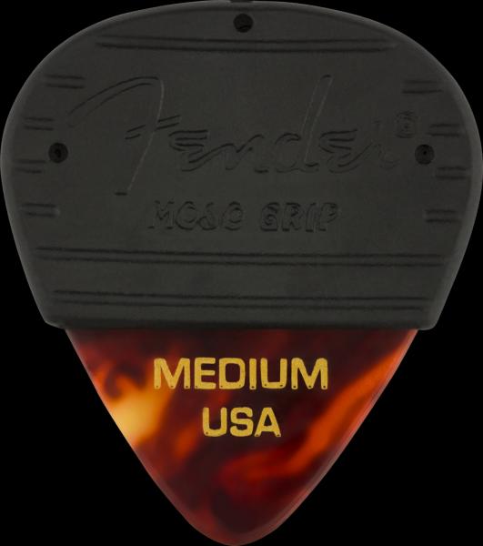 Fender Mojo Grip Picks, Celluloid, Medium, 3-Pack, Tortoiseshell