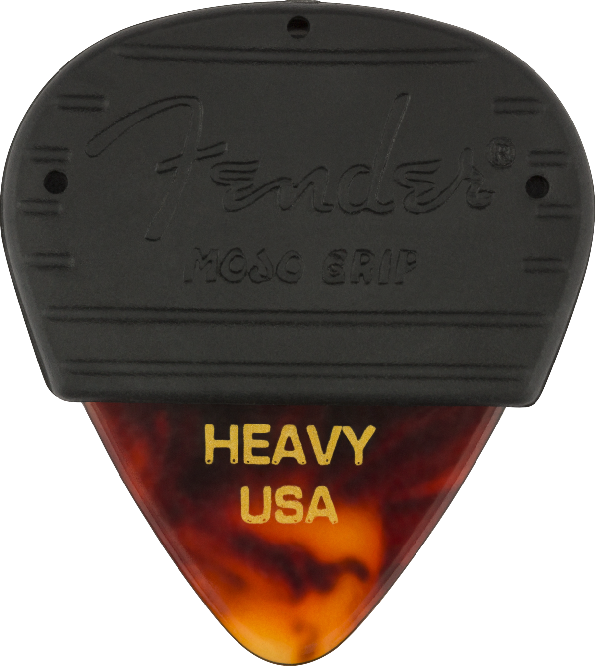 Fender Mojo Grip Picks, Celluloid, Heavy, 3-Pack, Tortoiseshell