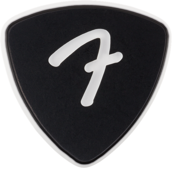 Fender F Grip 346 Picks, Black, (3)