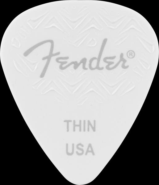 Fender 351 Shape, White, Thin (6)