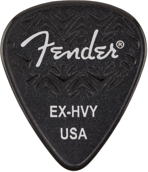 Fender 351 Shape, Black, Extra Heavy (6)