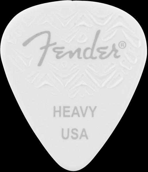 Fender 351 Shape, White, Heavy (6)