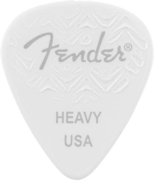 Fender 351 Shape, White, Heavy (6)