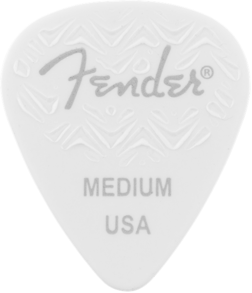 Fender 351 Shape, White, Medium (6)