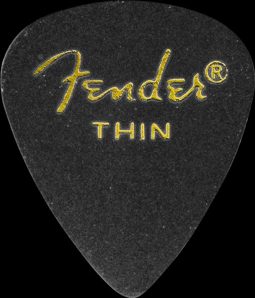 Fender Classic Celluloid, White, 351 Shape, Thin, 144 Count