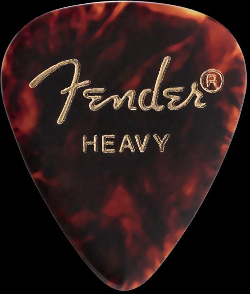 Fender Classic Celluloid, Tortoise Shell, 351 Shape, Heavy, 144 Count