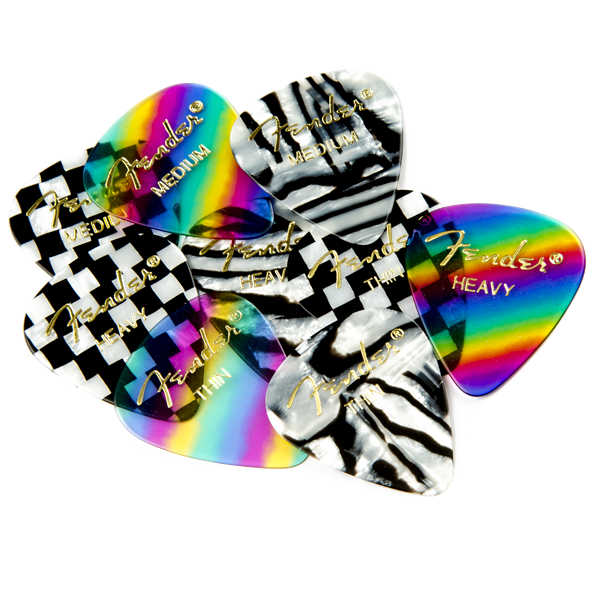 Fender 351 Shape, Rainbow, Heavy (12)