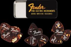 Fender Fender® Fine Electric Pick Tin - 12 Pack