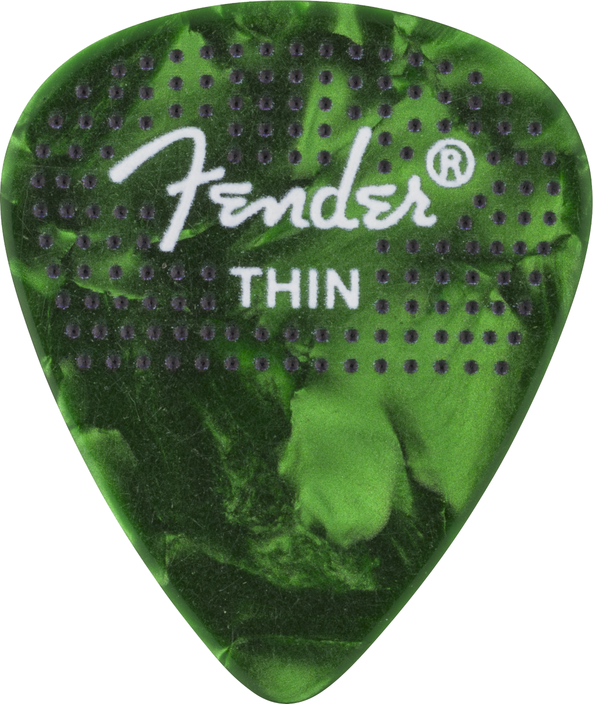 Fender 351 Dotted Celluloid Picks, 12-Pack, Thin
