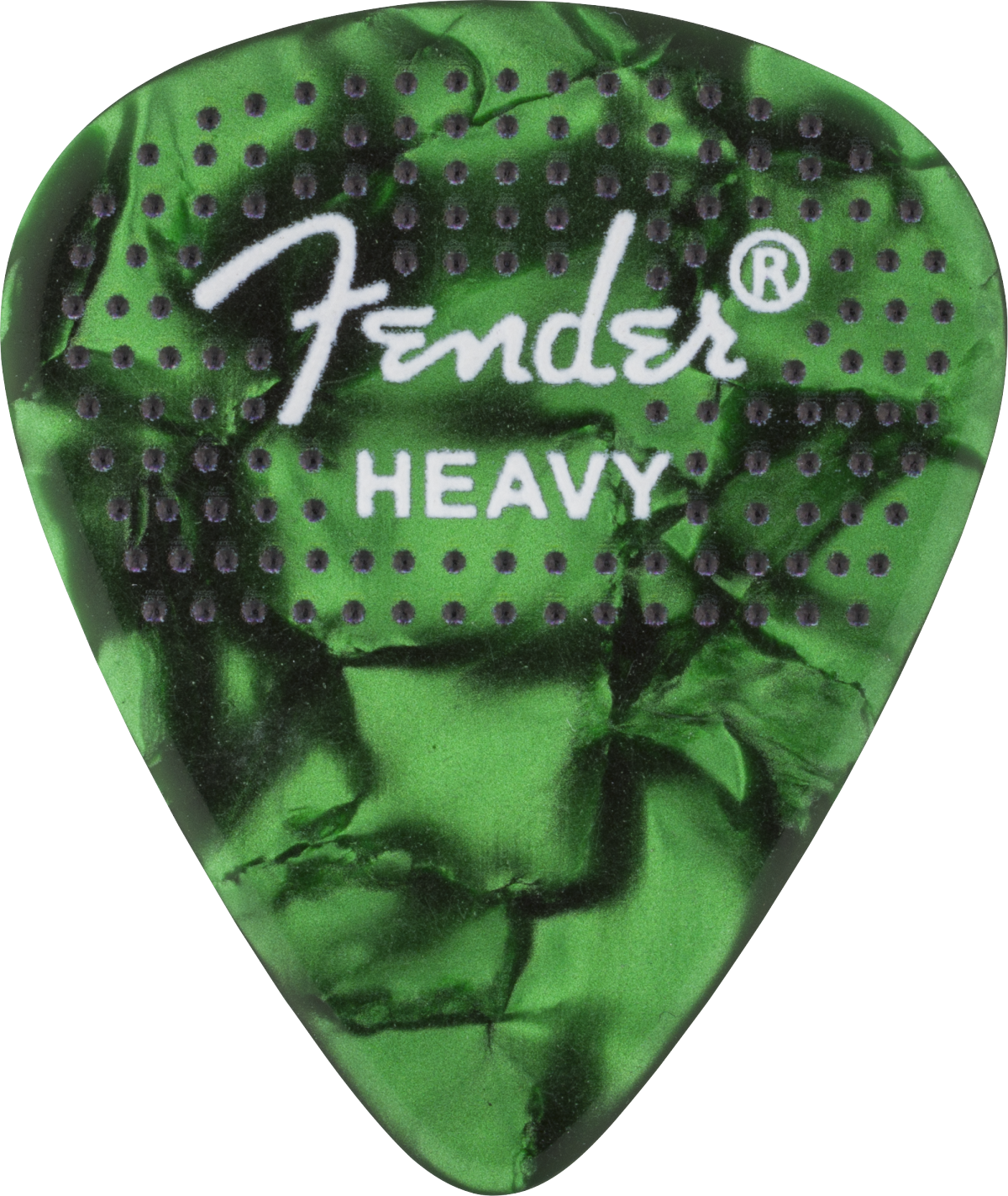 Fender 351 Dotted Celluloid Picks, 12-Pack, Heavy