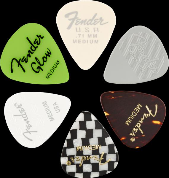 Fender 351 Shape, Material Medley, Medium, (6)