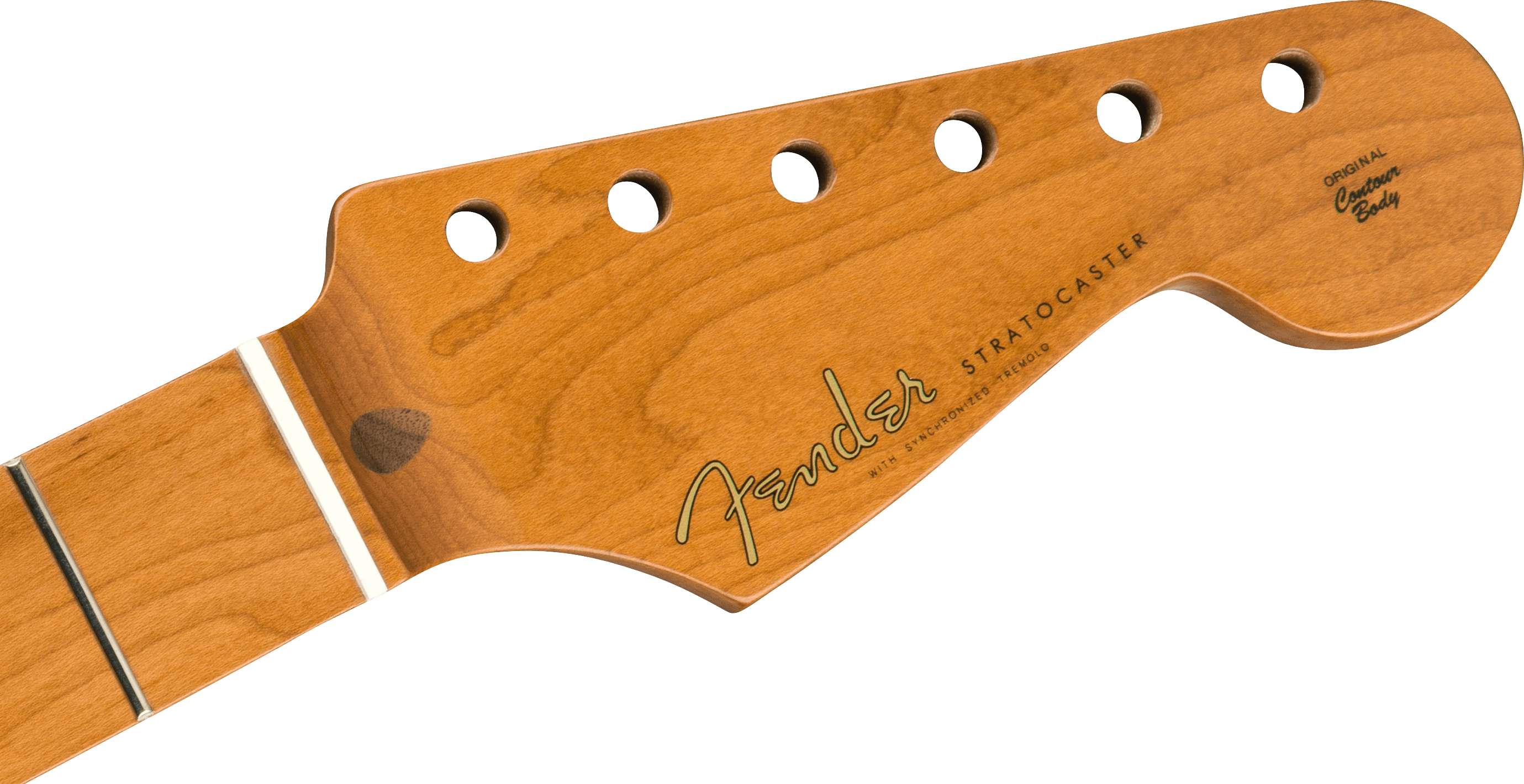 Fender Roasted Maple Vintera® Mod 50's Stratocaster® Neck, 21 Medium Jumbo Frets, 9.5", "V" Shape