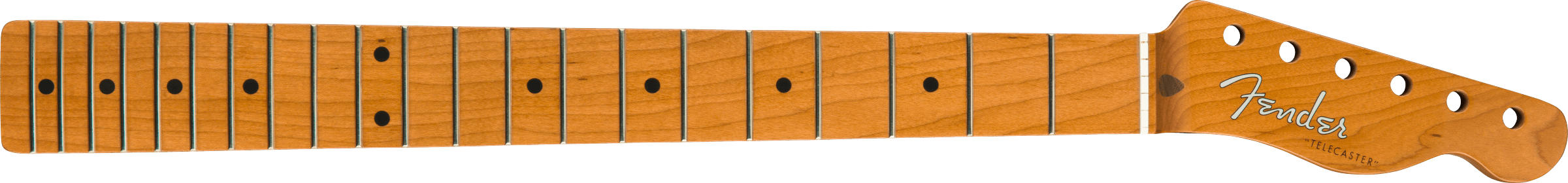 Fender Roasted Maple Vintera® Mod '50's Telecaster® Neck, 21 Medium Jumbo Frets, 9.5", "V" Shape