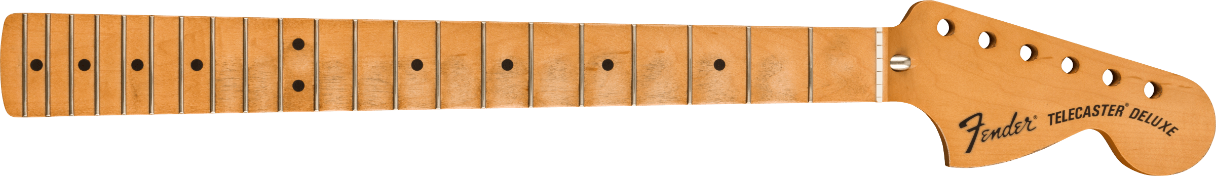 Fender Road Worn® '70's Telecaster® Deluxe Neck, 21 Medium Jumbo Frets, Maple, "C" Shape