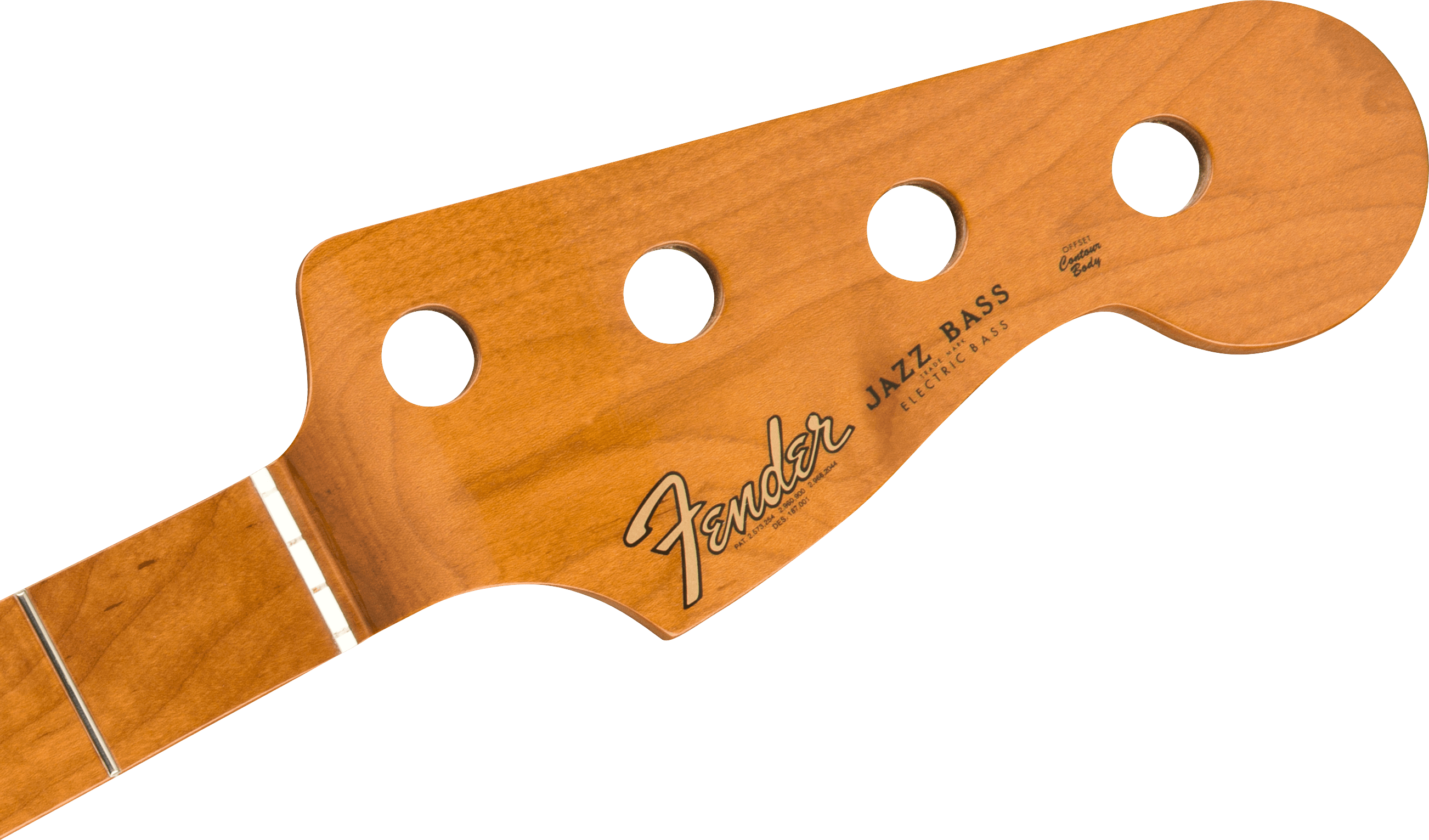 Fender Roasted Maple Vintera® '60's Jazz Bass® Neck, 20 Vintage Frets, 7.25", "C" Shape