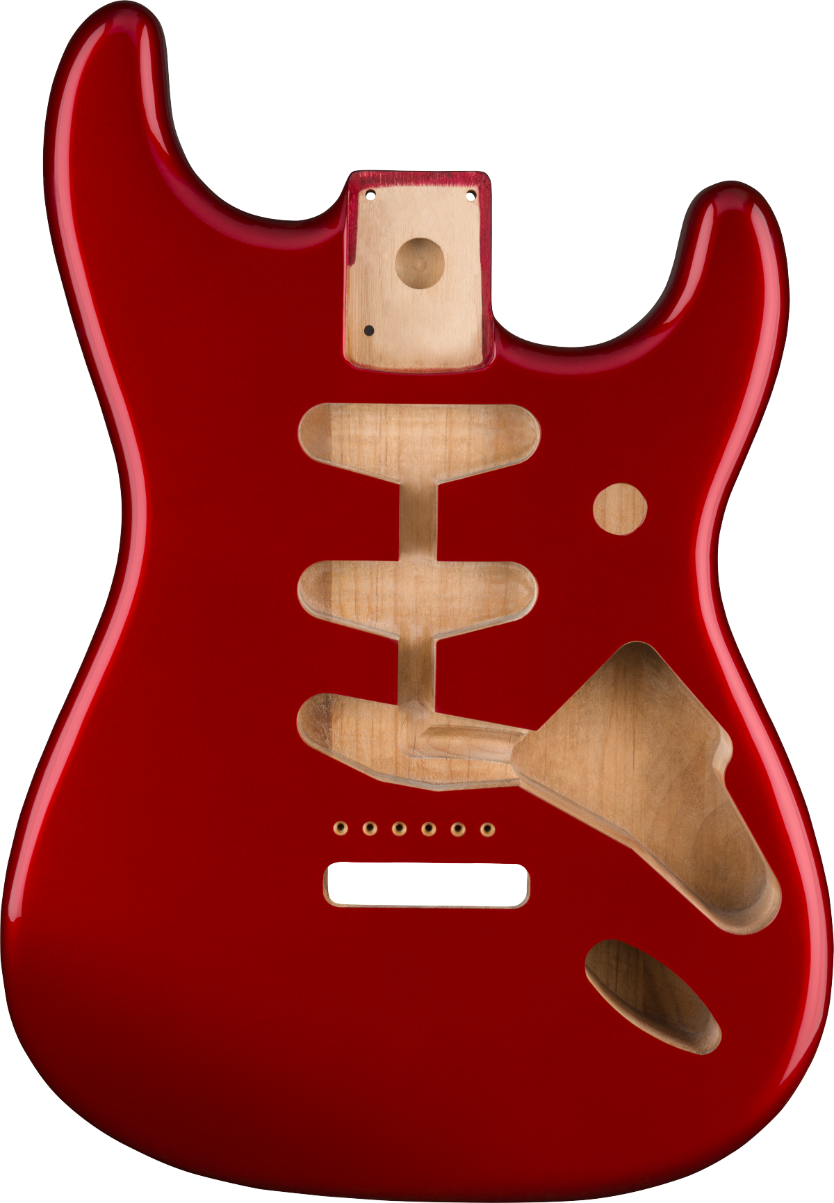 Fender Classic Series 60's Stratocaster® SSS Alder Body Vintage Bridge Mount, Candy Apple Red