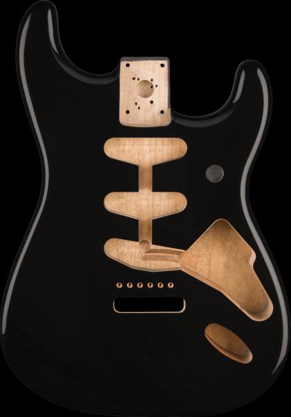 Fender Classic Series 60's Stratocaster® SSS Alder Body Vintage Bridge Mount, Black