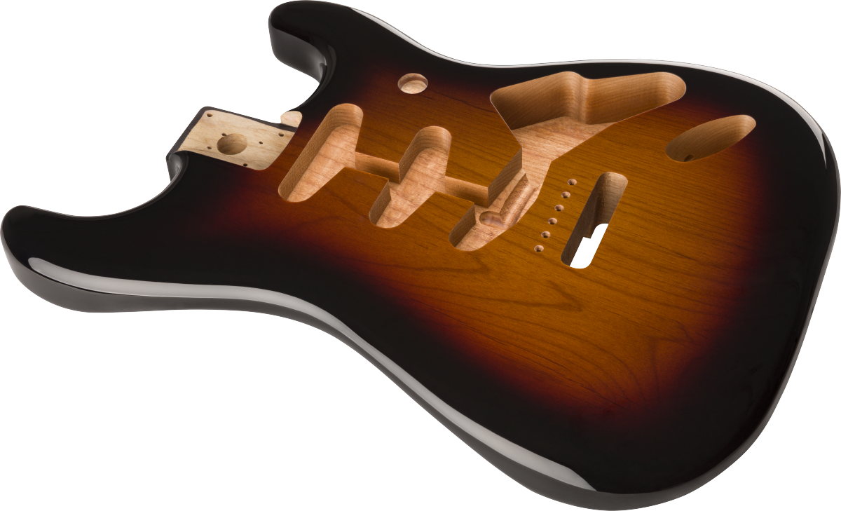 Fender Classic Series 60's Stratocaster® SSS Alder Body Vintage Bridge Mount, 3-Color Sunburst