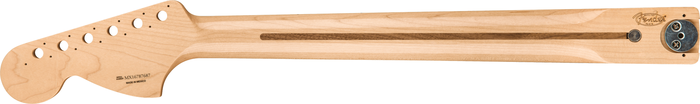 Fender Classic Series '72 Telecaster® Deluxe Neck, 21 Vintage-Style Frets, Maple Fingerboard, 3-Bolt Mount