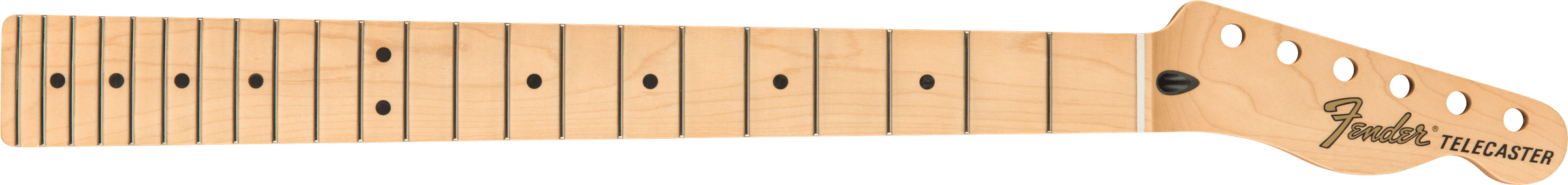 Fender Deluxe Series Telecaster® Neck, 22 Narrow Tall Frets, 12" Radius, Maple Fingerboard