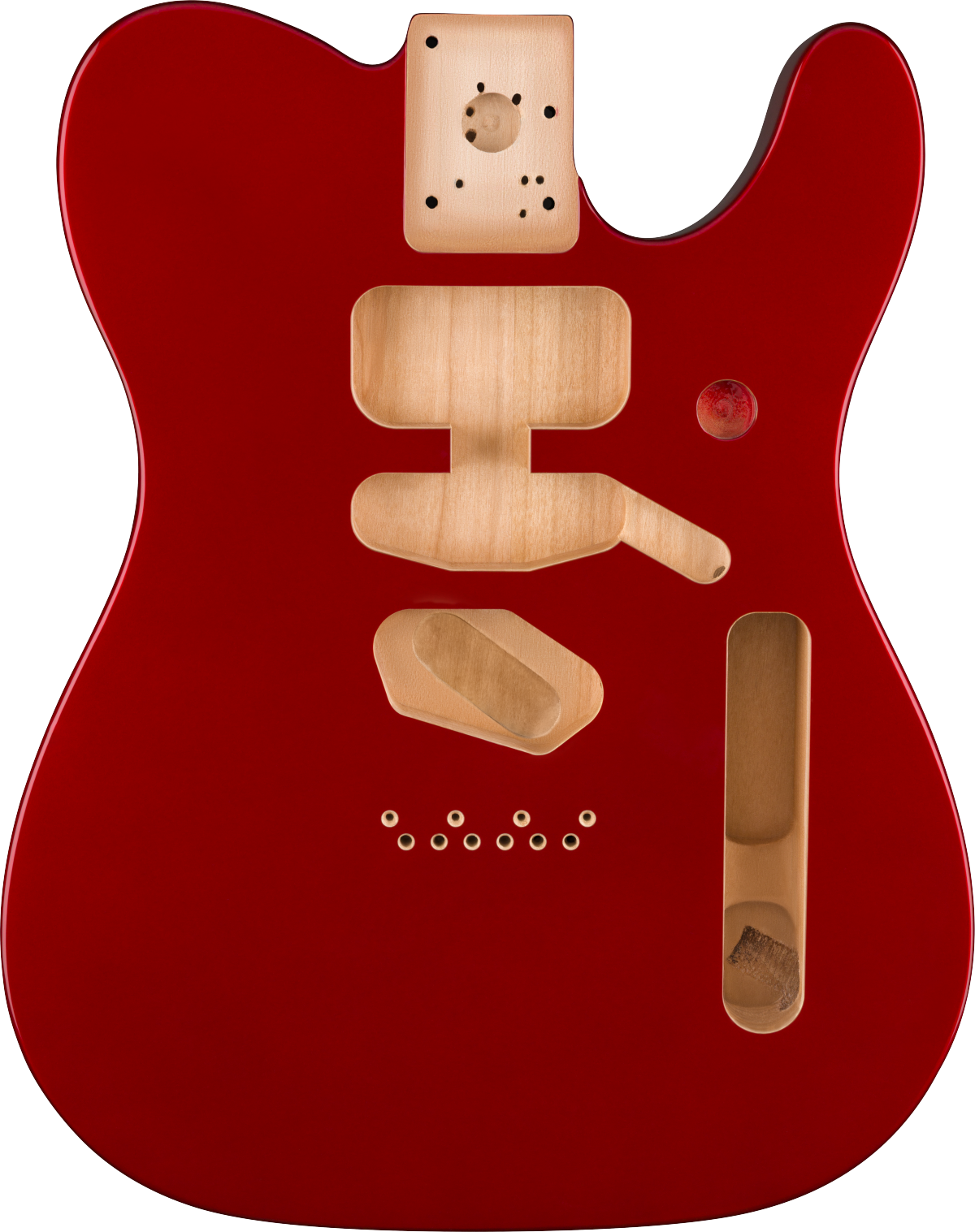 Fender Deluxe Series Telecaster® SSH Alder Body Modern Bridge Mount, Candy Apple Red