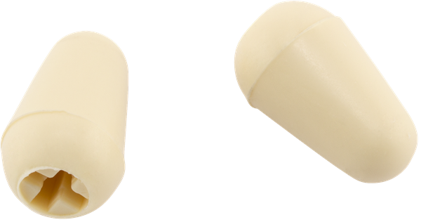 Fender Road Worn® Stratocaster® Switch Tip, Aged White (2)